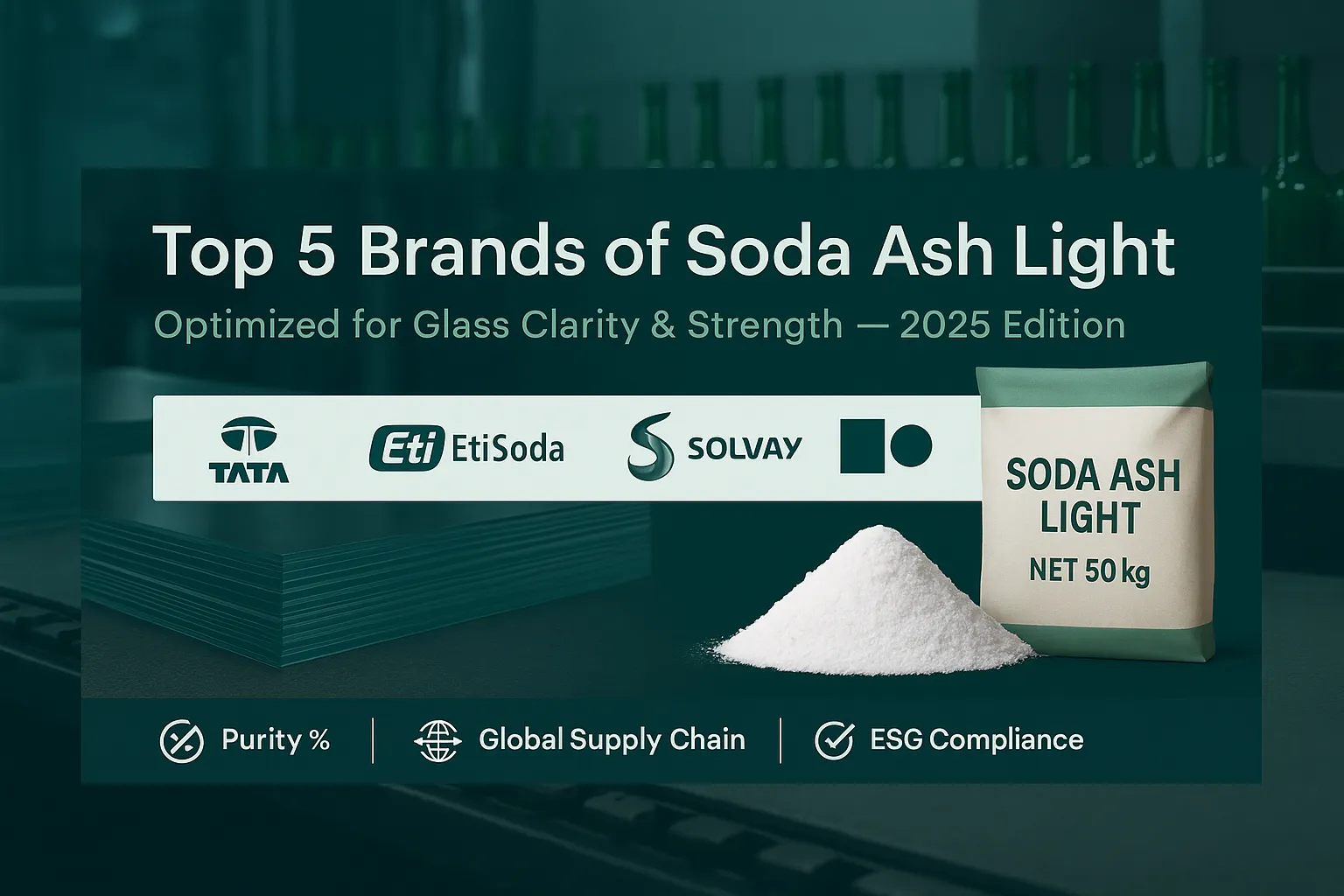 Top 5 Soda Ash Light Brands for Glass Manufacturing in 2025